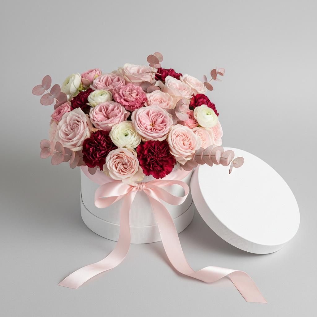 Caja con Flores
