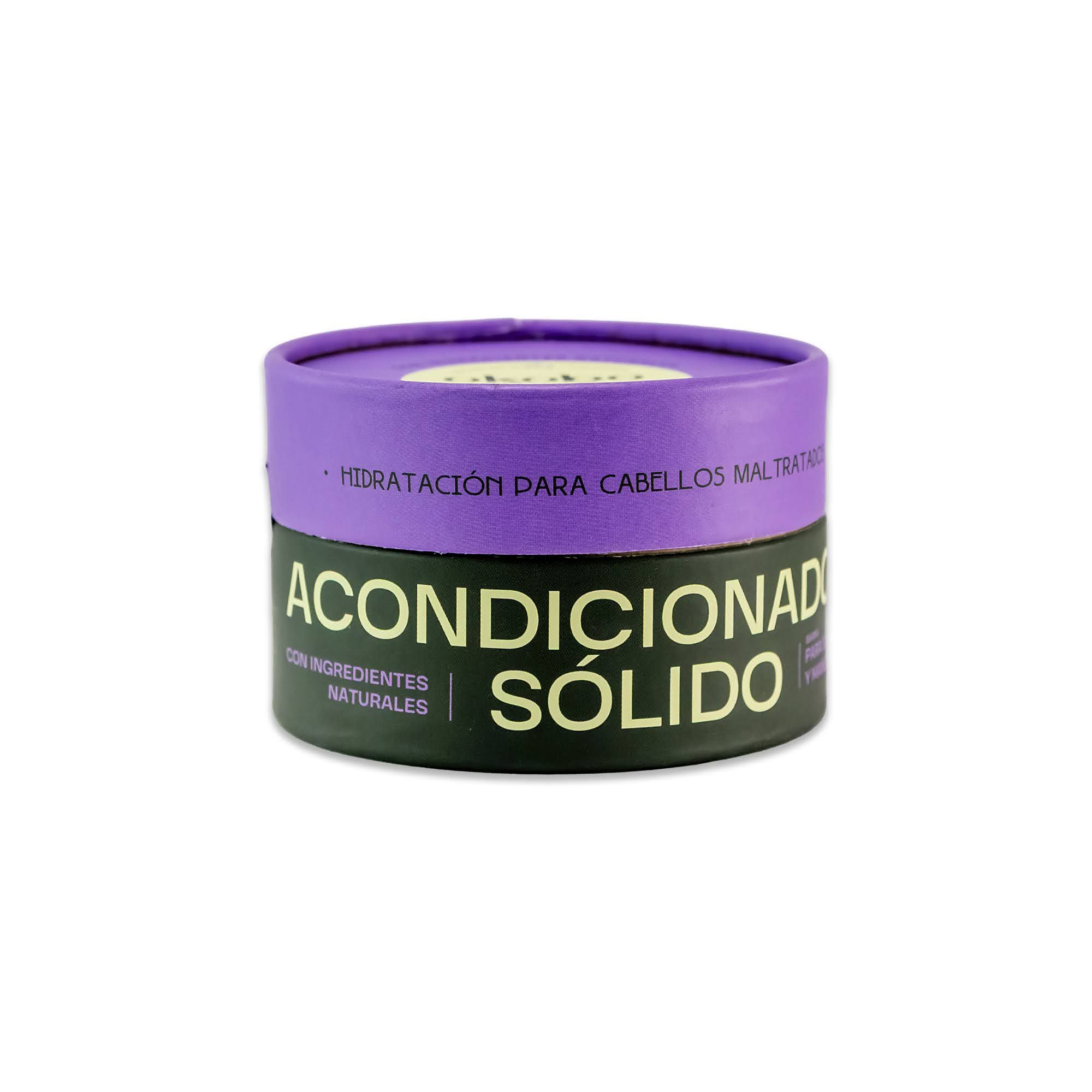 ACONDICIONADOR SOLIDO CON INGREDIENTES NATURALES POTE X 50 GRA