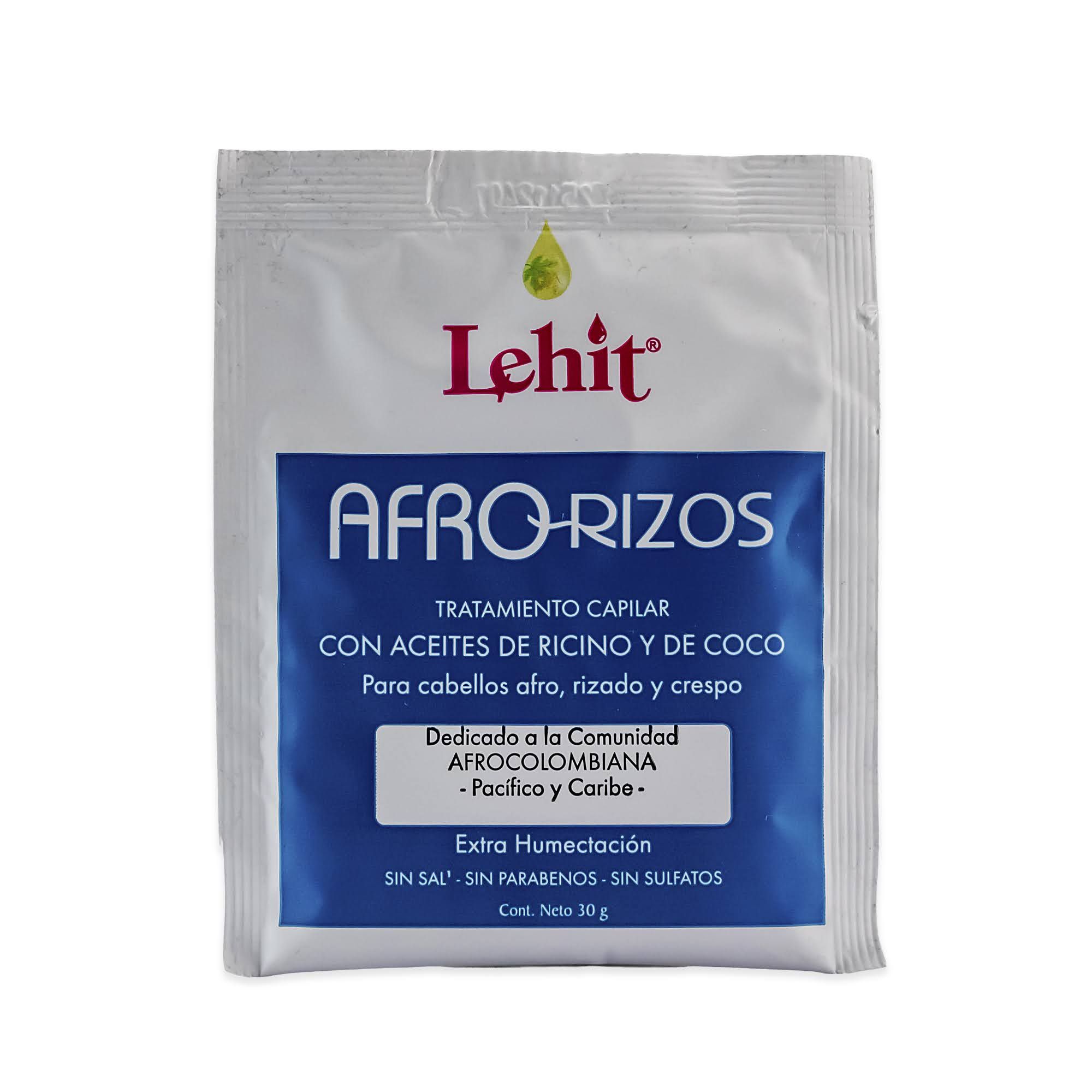 AFRORIZOS TRATAMIENTO CAPILAR  CON ACEITES DE RICINO LEHIT SOBRE X 30 GR