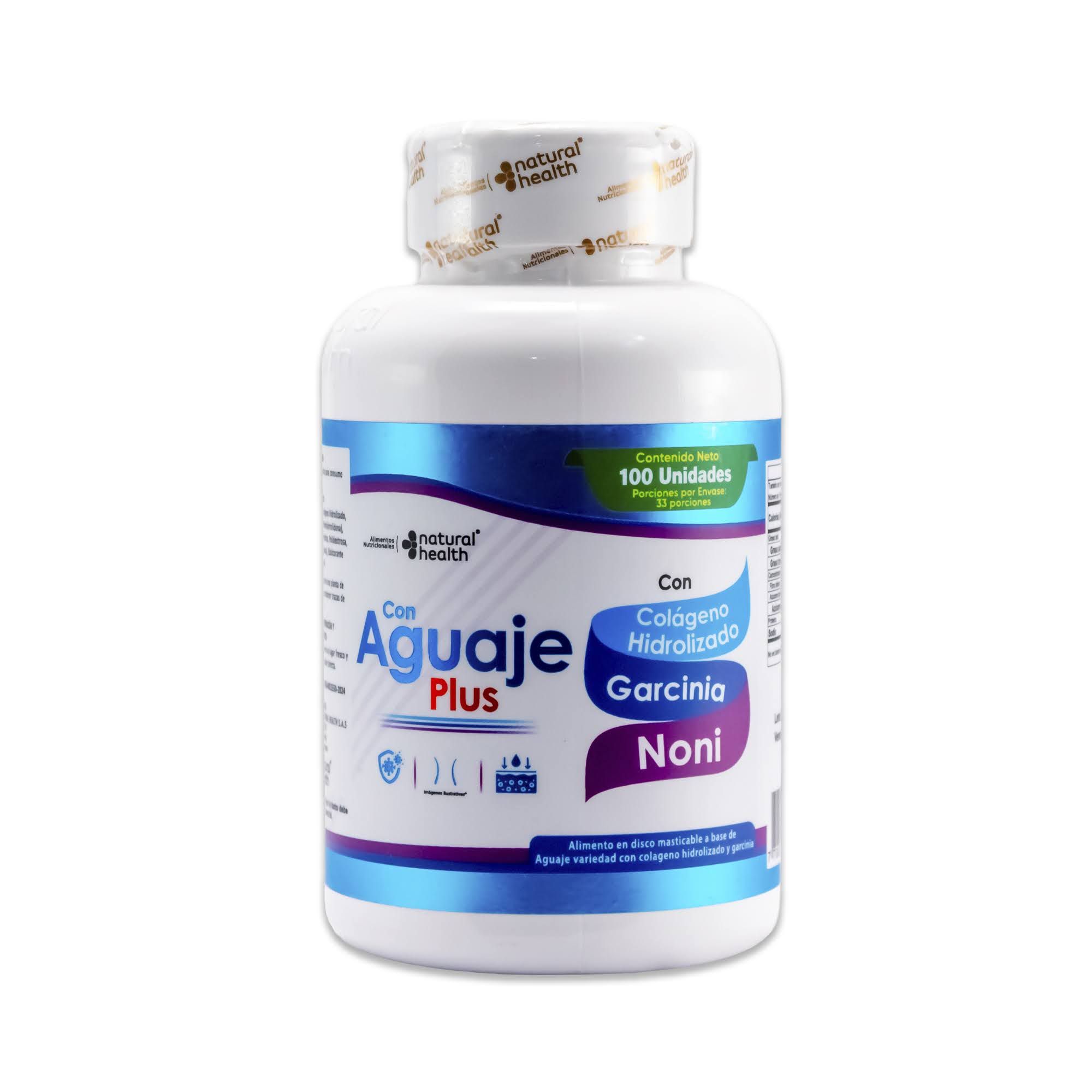 AGUAJE PLUS  TARRO X 100 CAP NP
