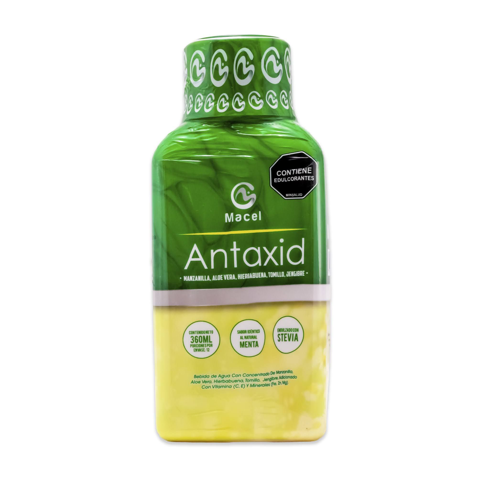 ANTAXID MANZANILLA, ALOE VERA, HIERB MACEL FRASCO X 360 ML