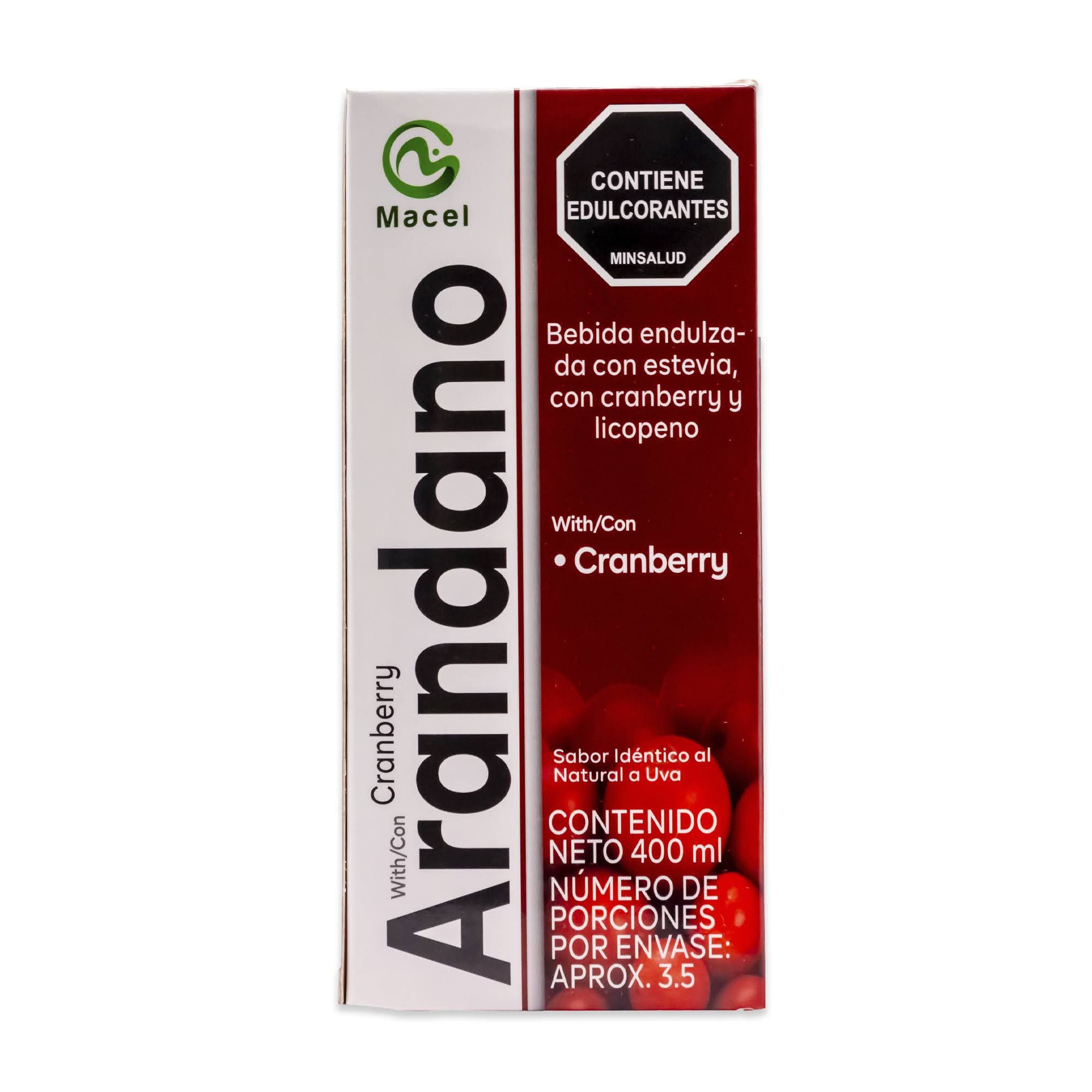 ARANDANO CON GRANBERRY FRASCO X 400 ML