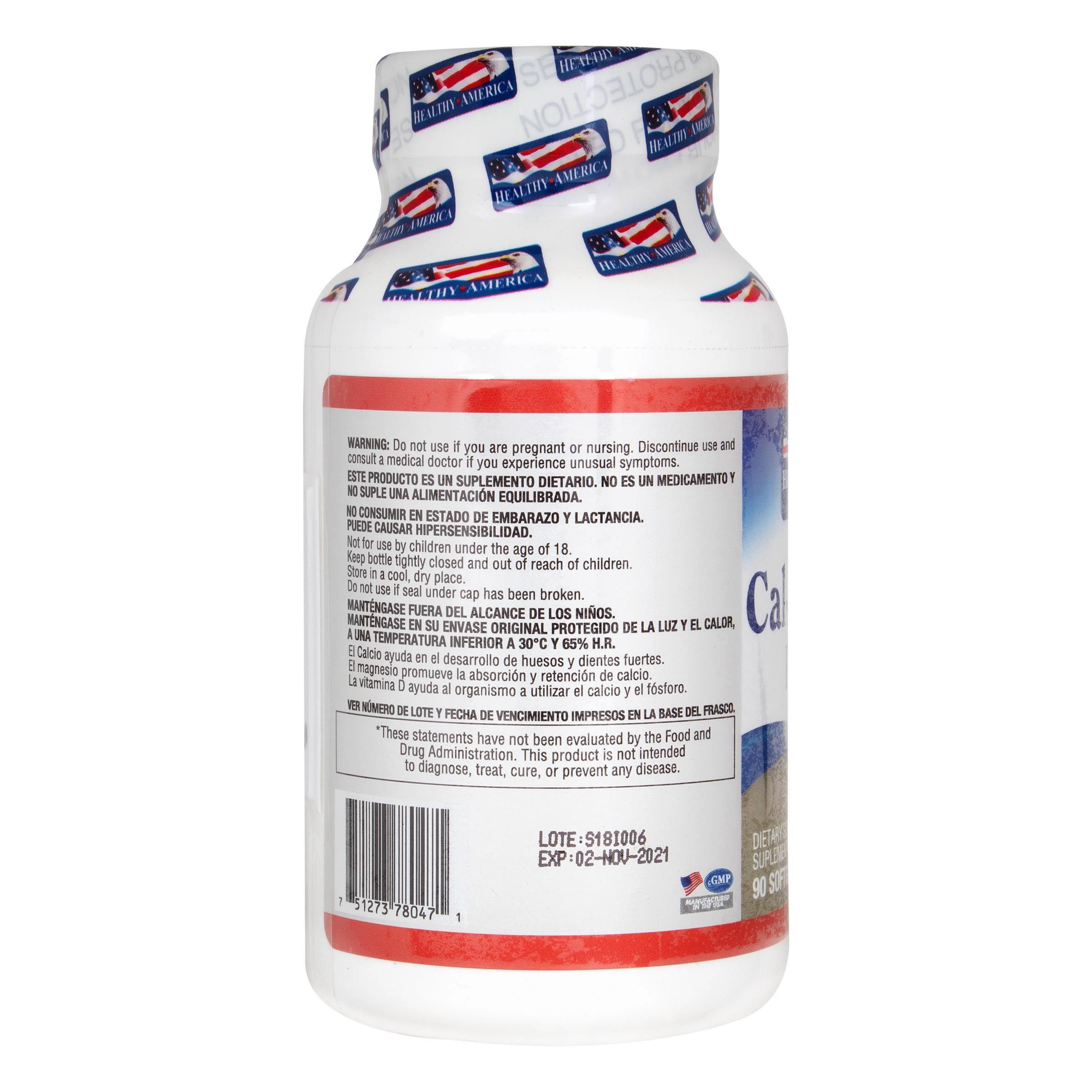 CAL MAG ZINC PLUS V D3 90 CAP HEALTHY AMERICA 2