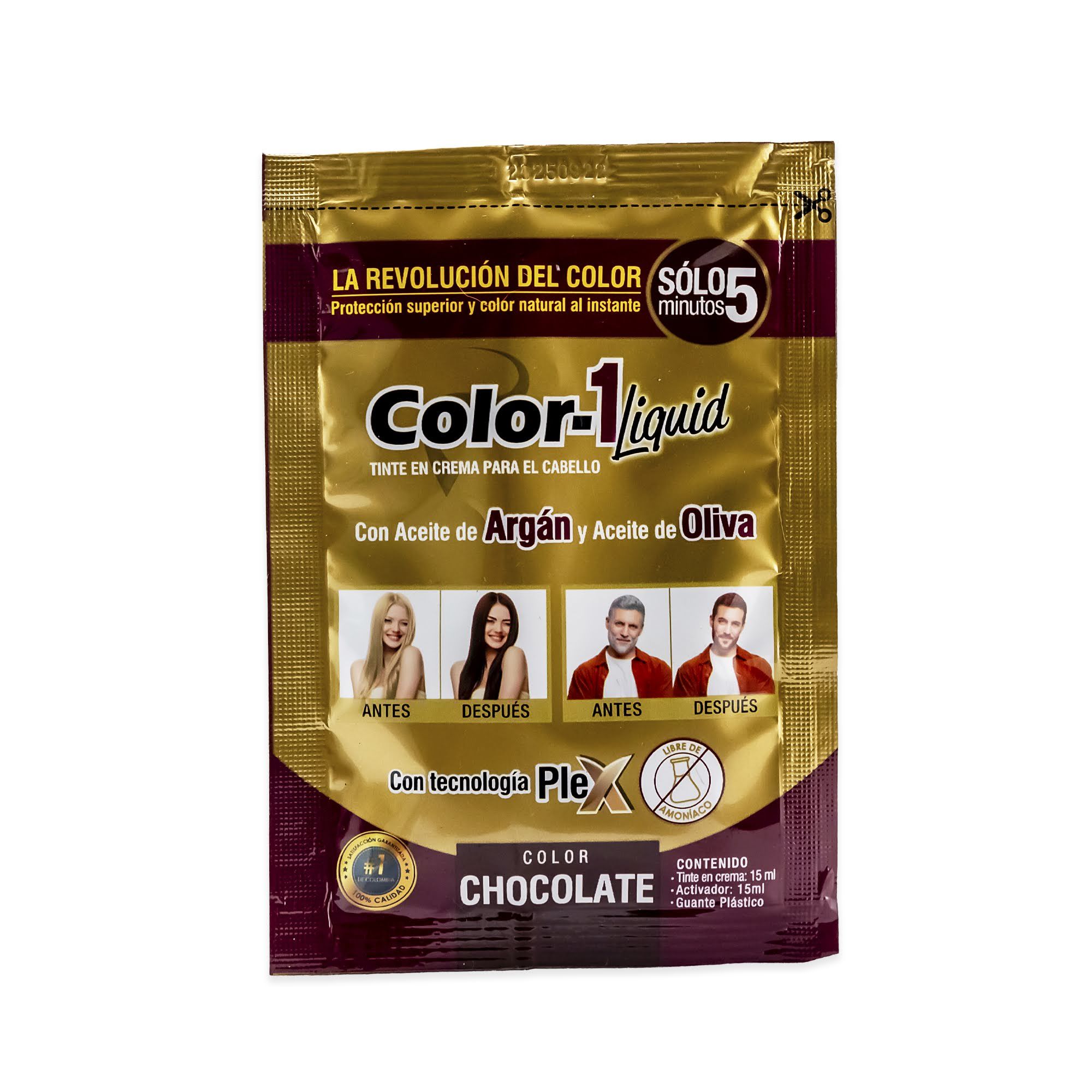 COLOR-1 LIQUID CHOCOLATE X15ML