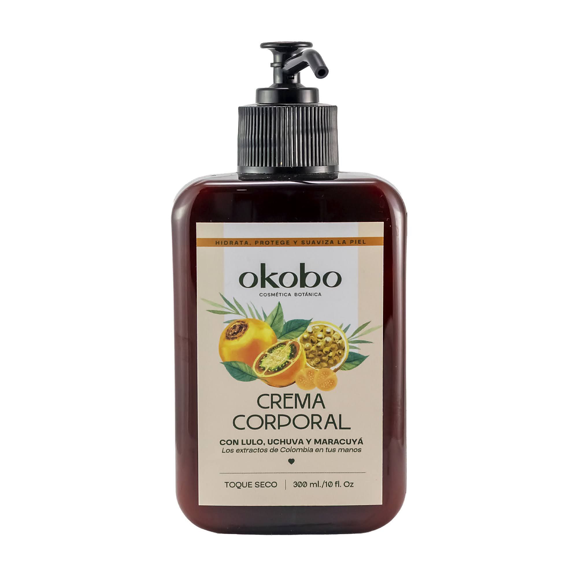 CREMA CORPORAL CON LULO, UCHUVA Y MARACUYA POTE X 300 ML