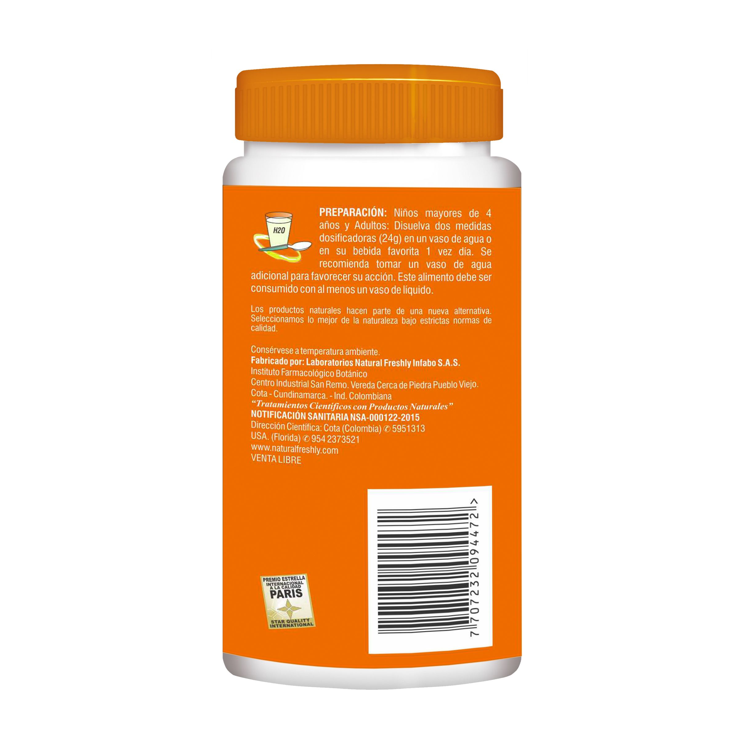 FIBRA NATURAL FYBOFORT PSYLLIUM MICRONIZADO X 250 GR 3
