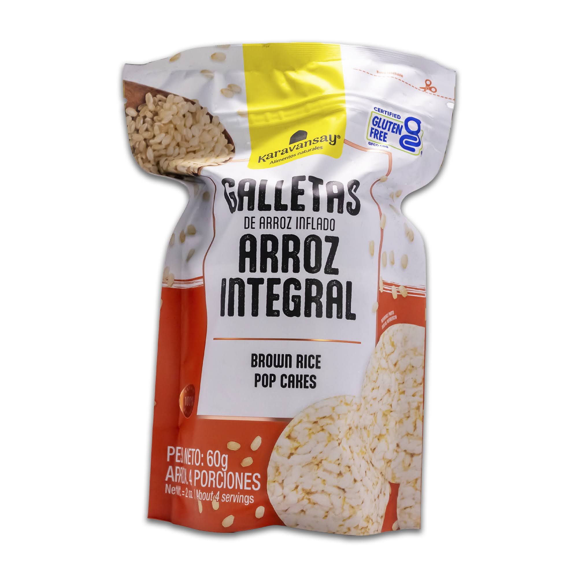 GALLETA DE ARROZ  INFLADO NATURAL X 60 GR