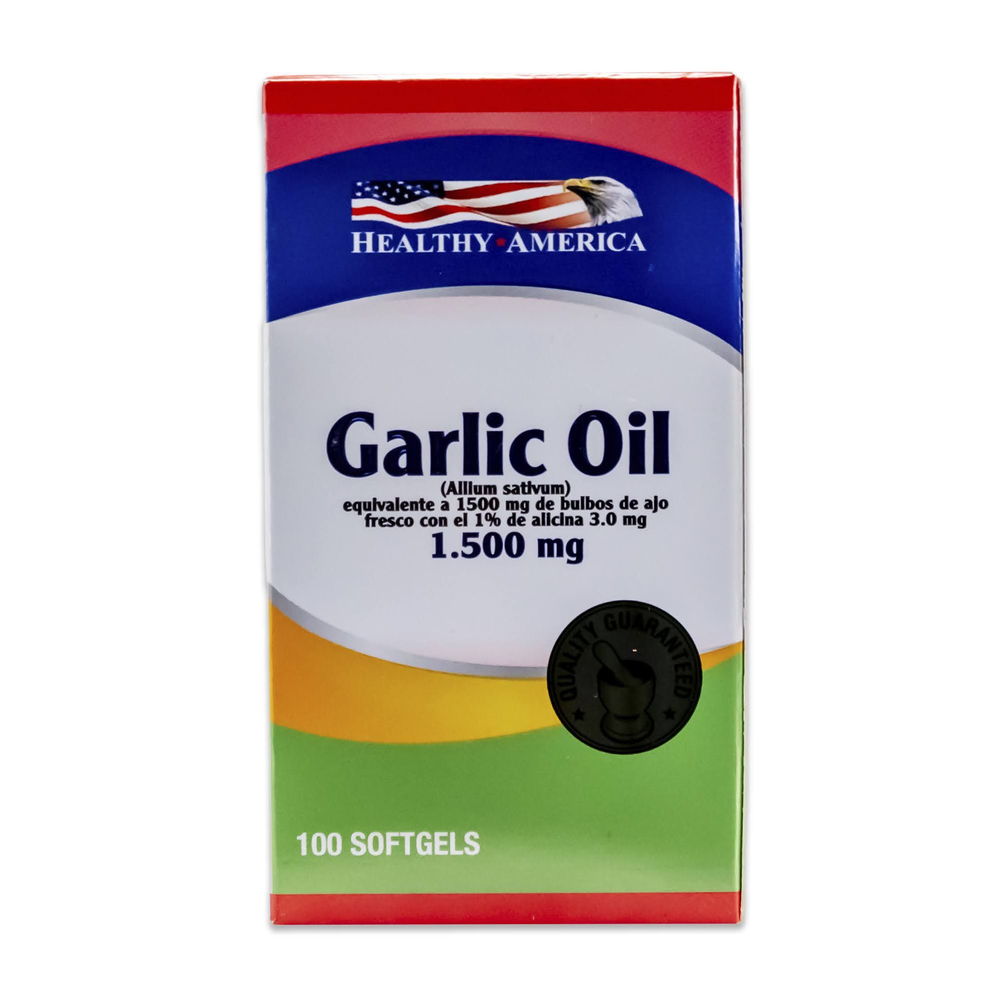 GARLIC OIL 1.500 MG X100 CAP