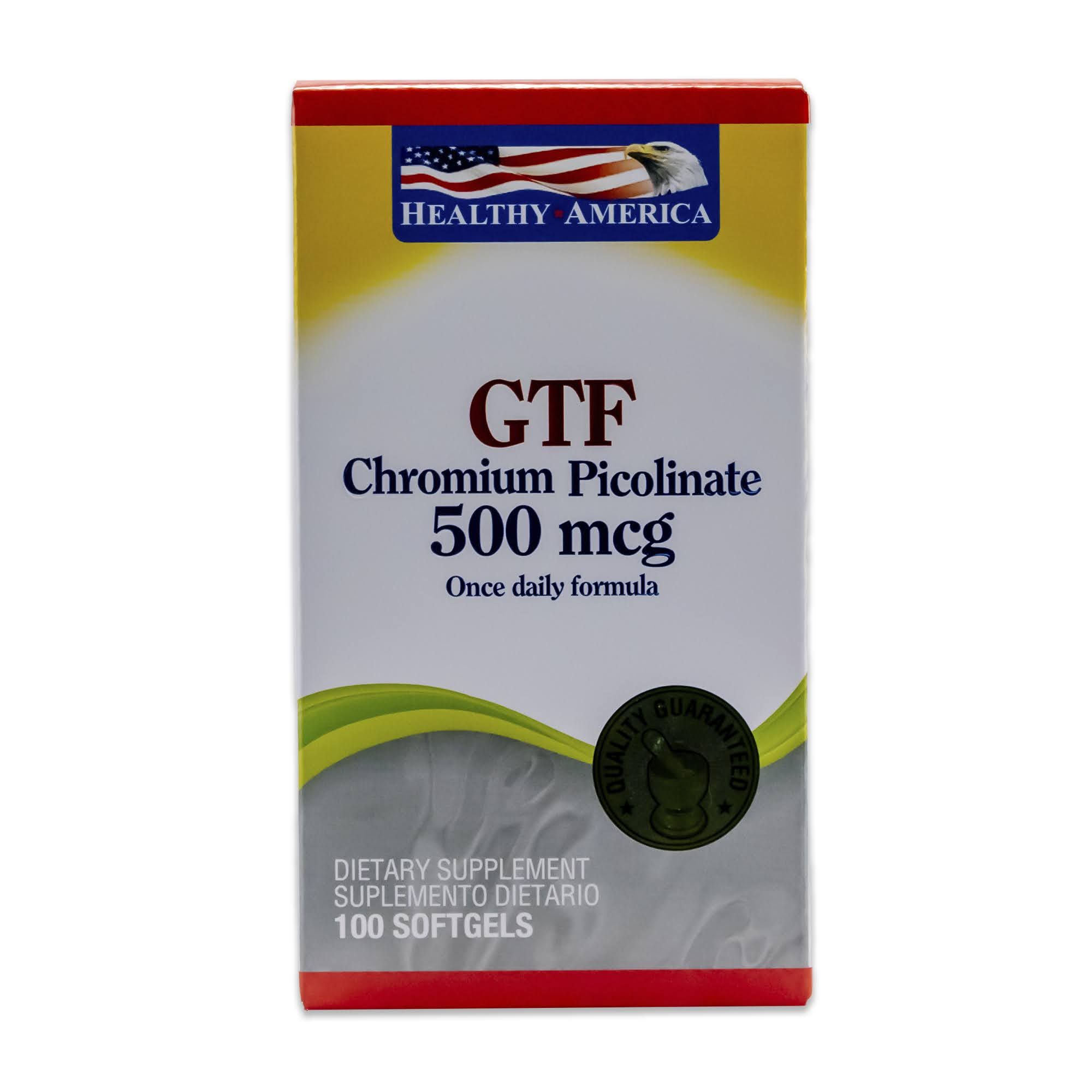 GTF CHROMIUM PICOLINATE 500 MCG