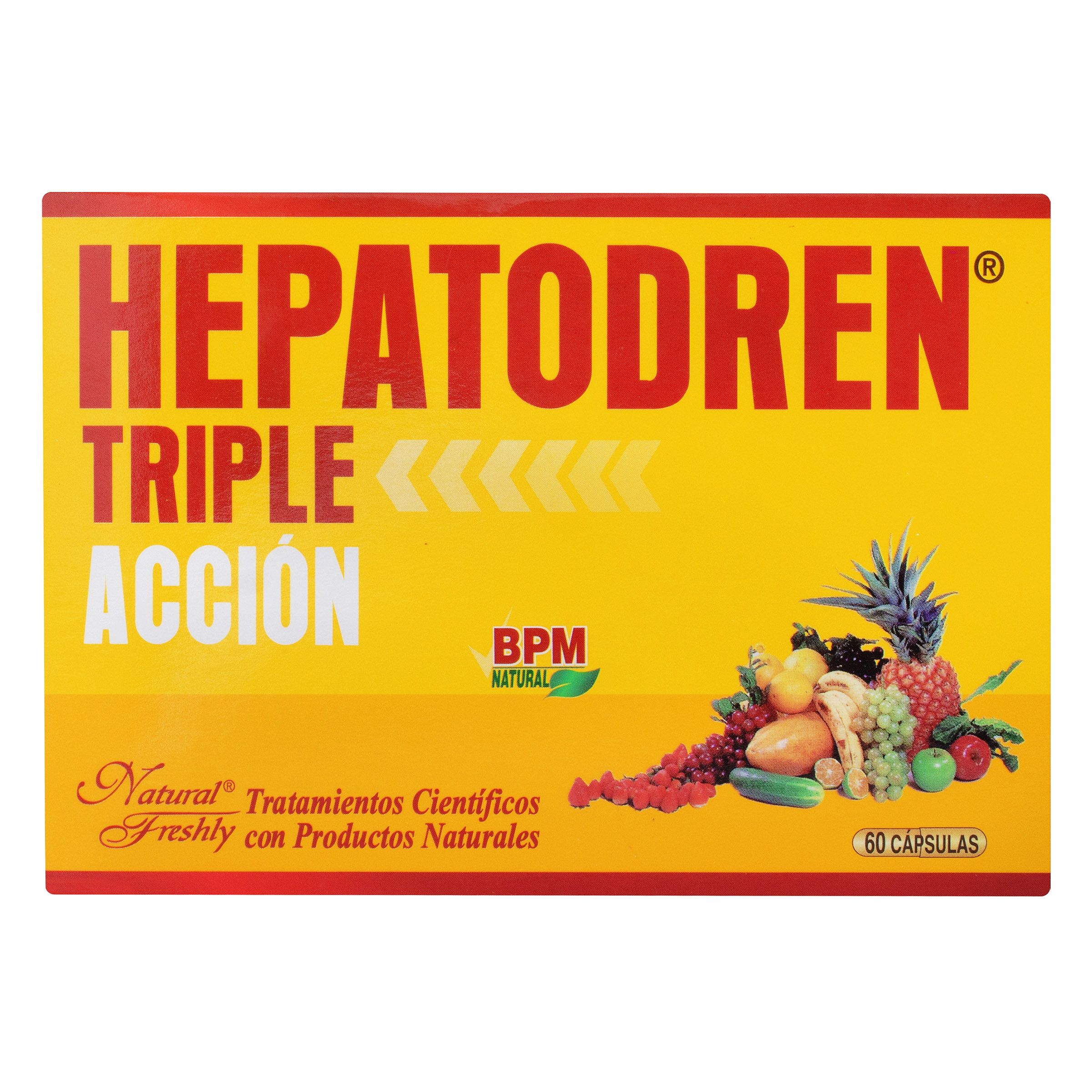 HEPATODREN TRIPLE ACCION CAJA * 60 CAP