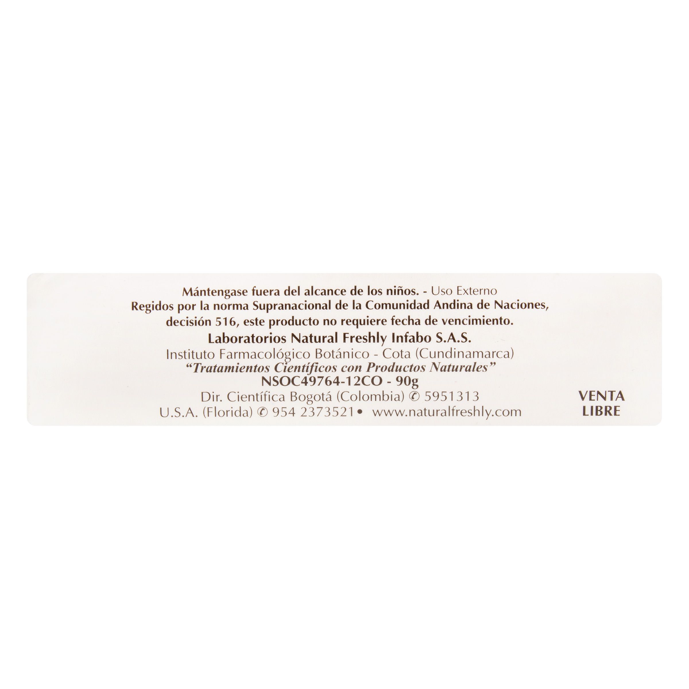JABON DE AVENA BARRA 90 G NATURAL FRESHLY 6