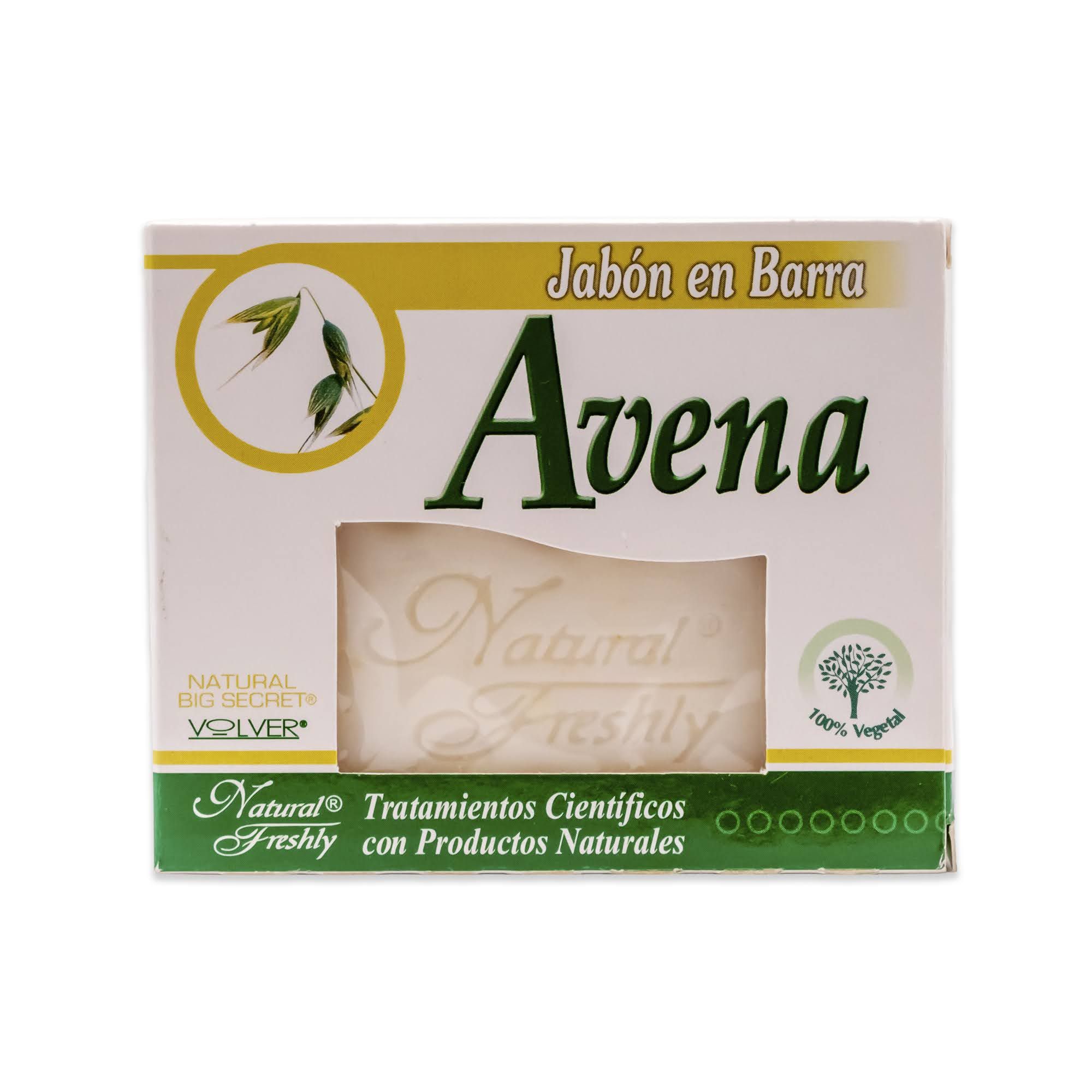 JABON DE AVENA BARRA 90 G NATURAL FRESHLY 8