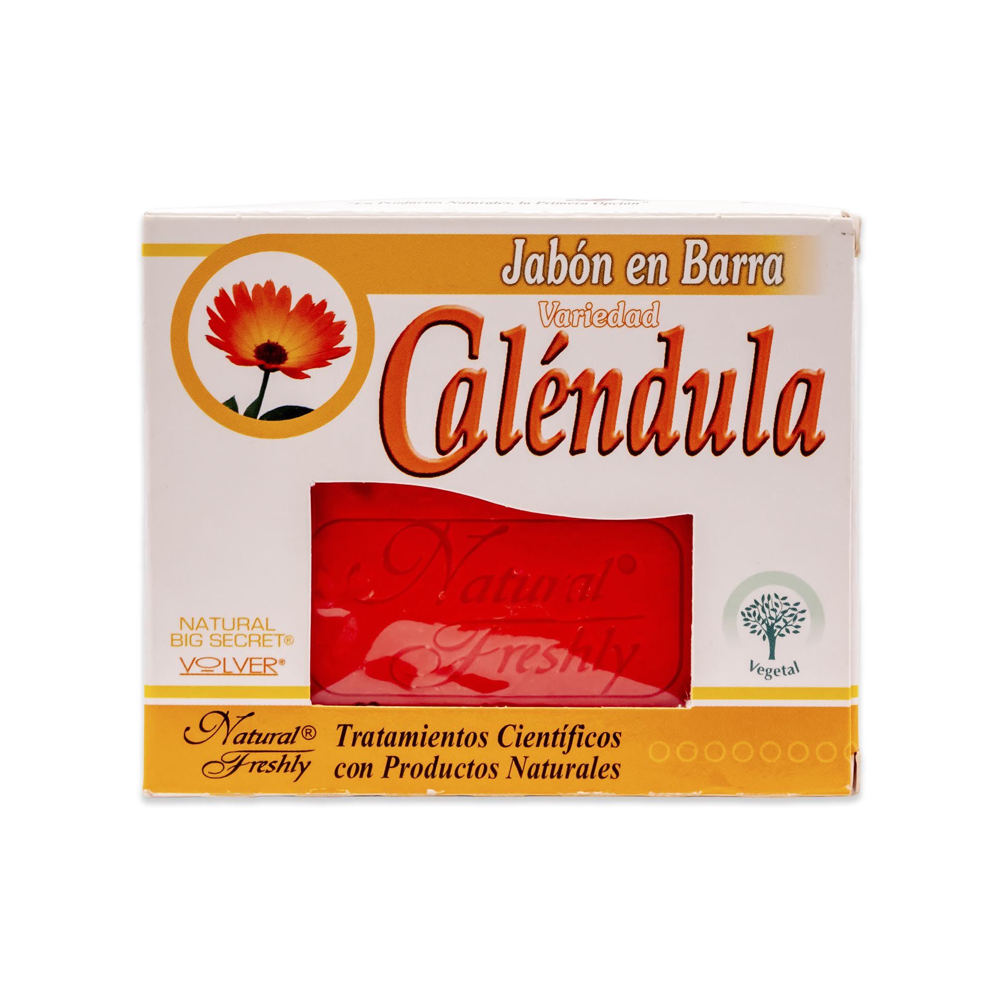JABON DE CALENDULA BARRA * 90 G NATURAL FRESHLY 8