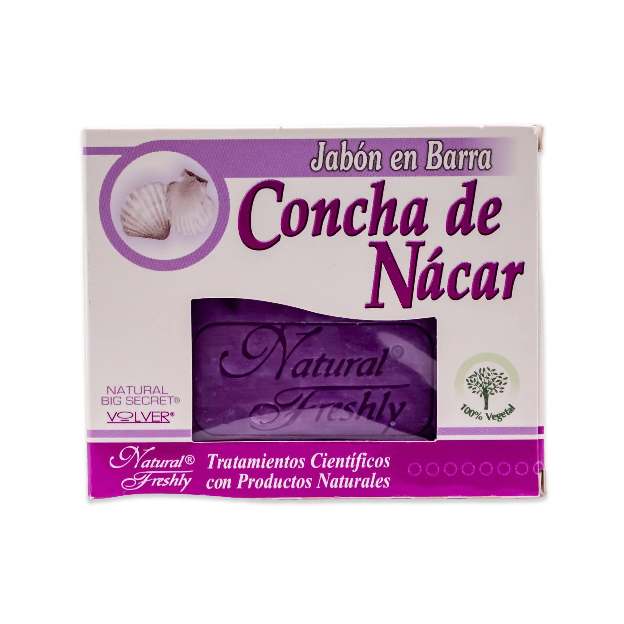JABON DE CONCHA DE NACAR BARRA * 90 GR NATURAL FRESHLY