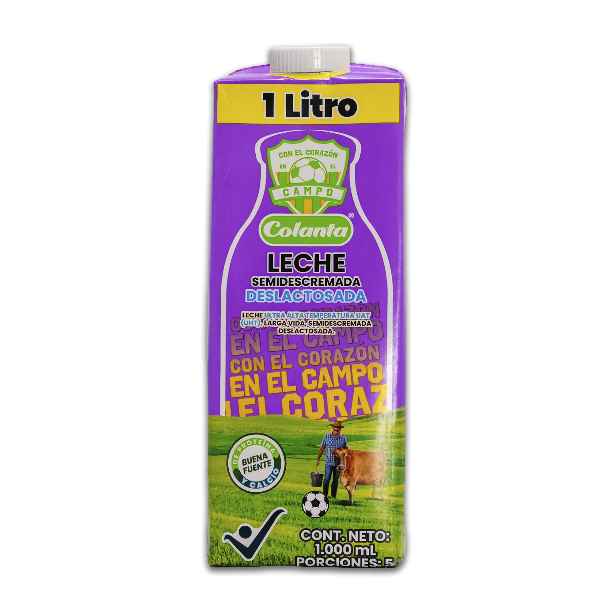LECHE SEMIDESCREMADA DESLACTOSADA  COLANTA X 1   LT