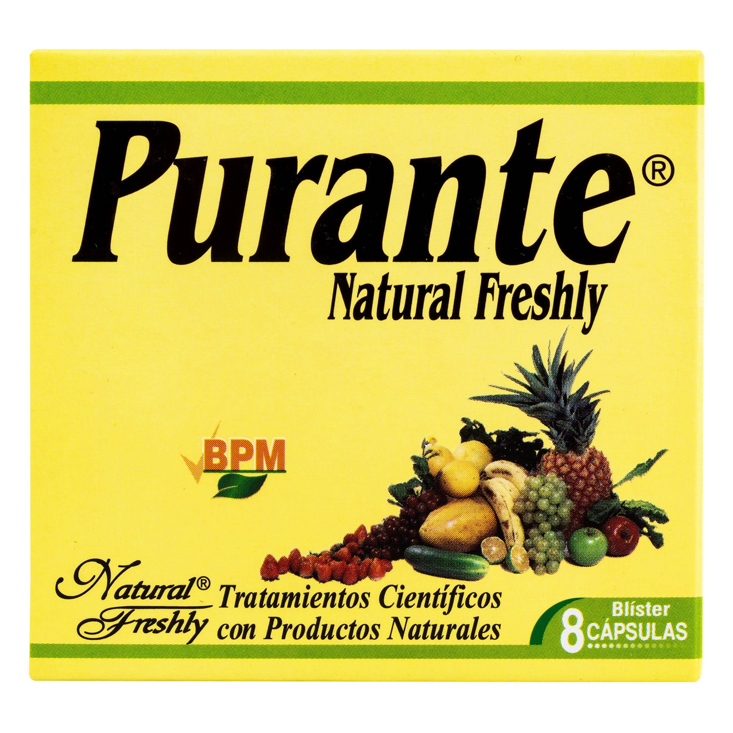 PURGANTE NATURAL CAJA X  8 CAP
