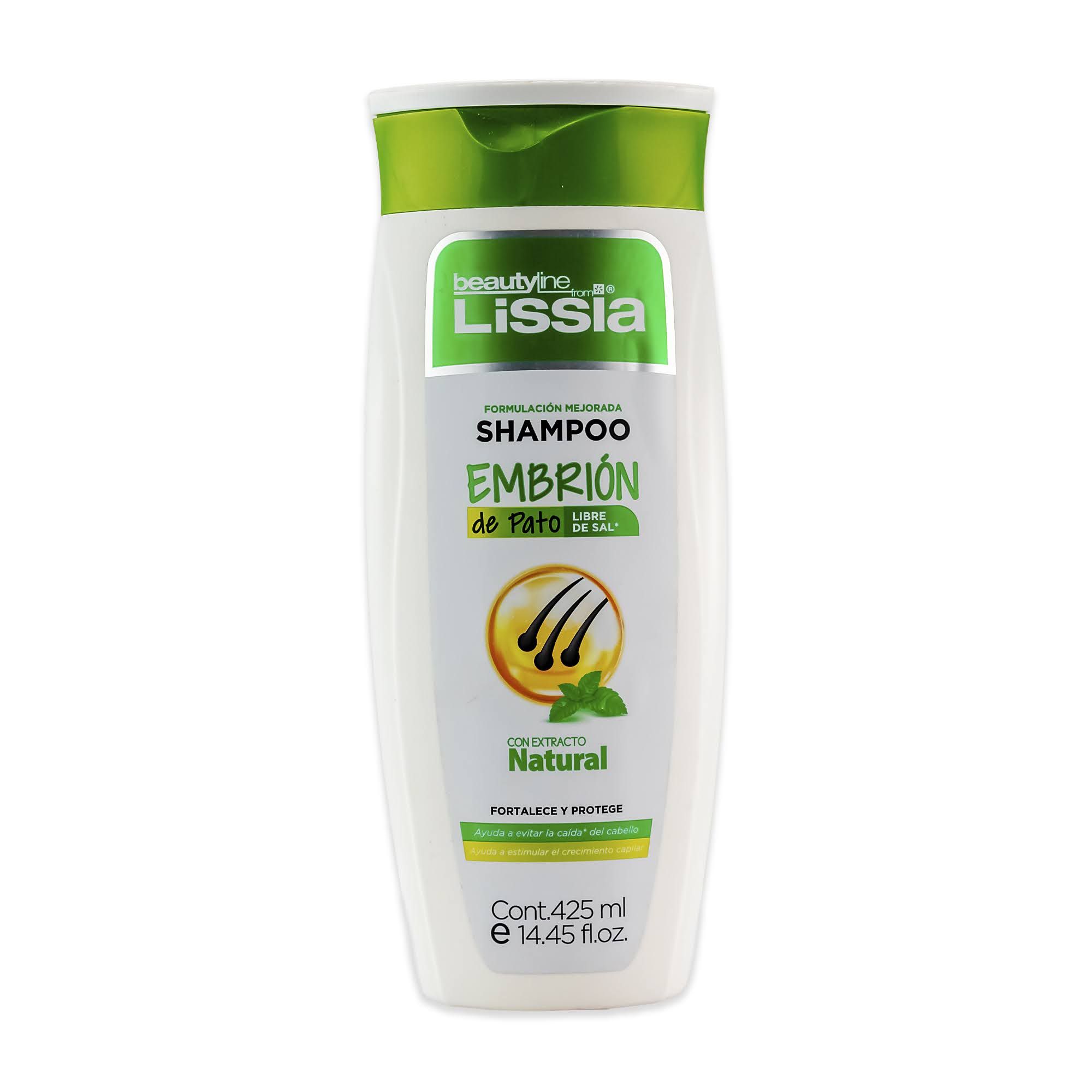 SHAMPOO EMBRION DE PATO POTE * 425 ml LISSIA