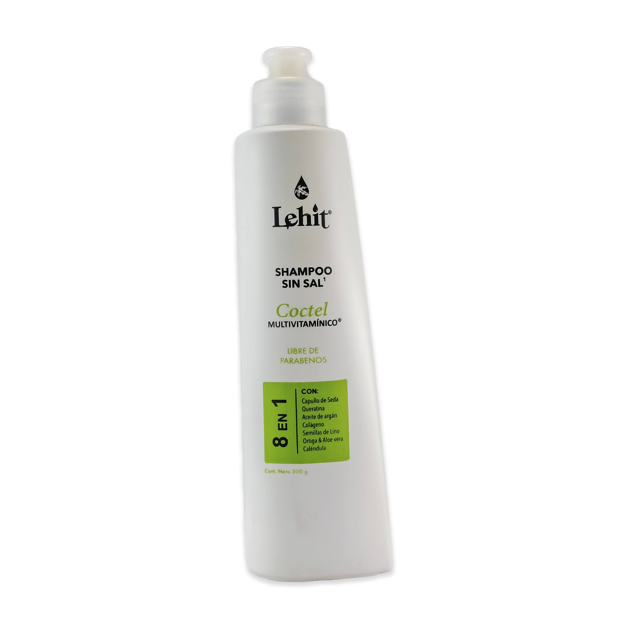 SHAMPOO SIN SAL COCTEL MULTIVITAMINICO LEHIT 300 G