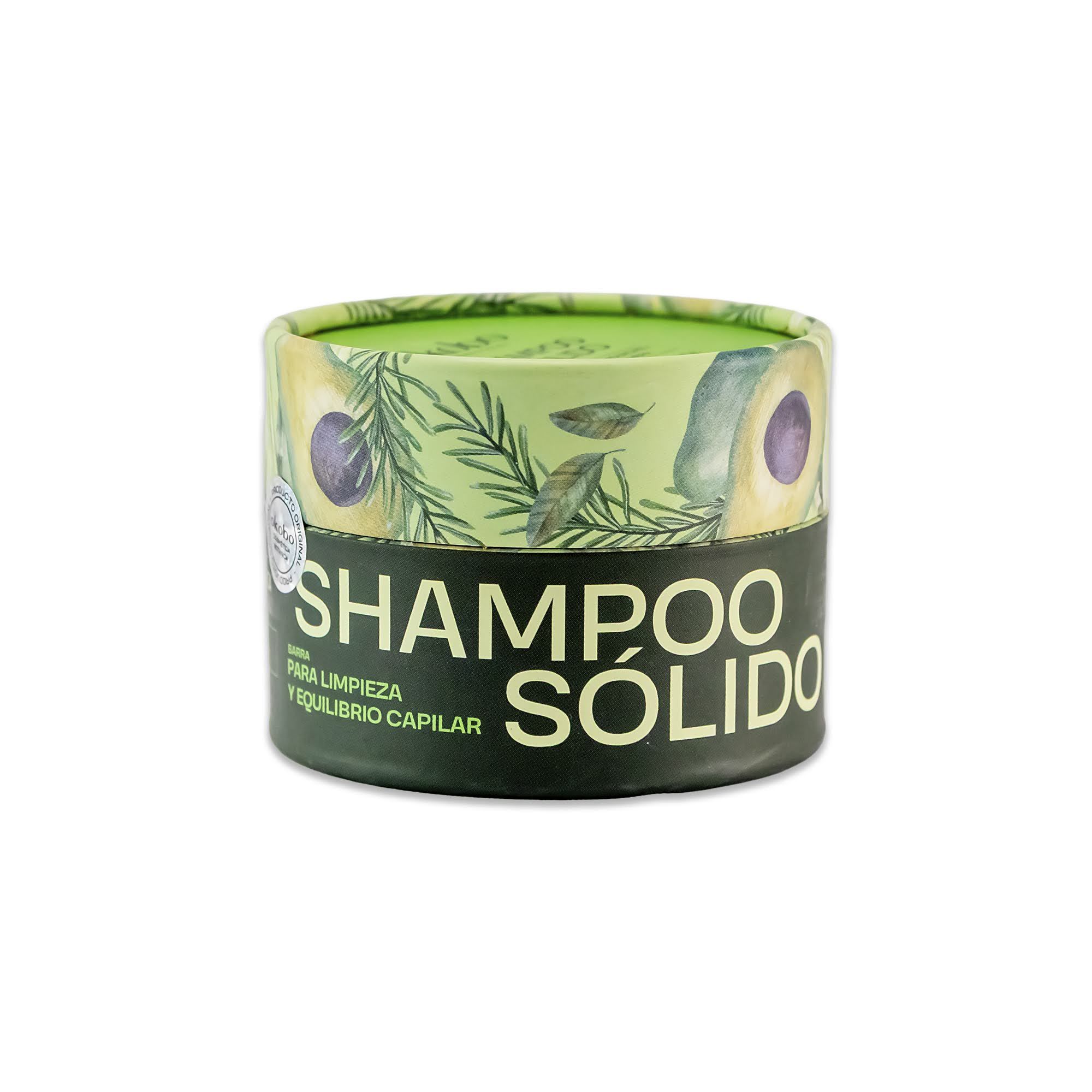 SHAMPOO SOLIDO ROMERO AGUACATE Y ALOE VERA POTE X 50 GRA