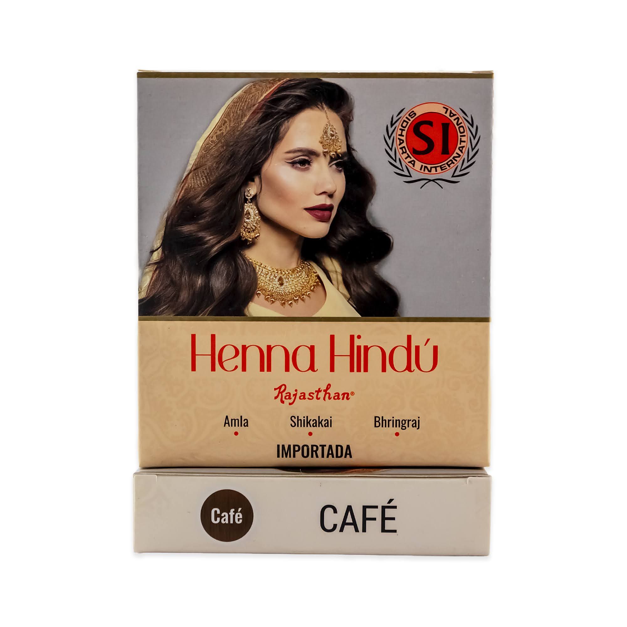TINTE HENNA  -  CAFE SIDHARTA INTERNATIONAL  S.A.S.  CAJA X 20 GR