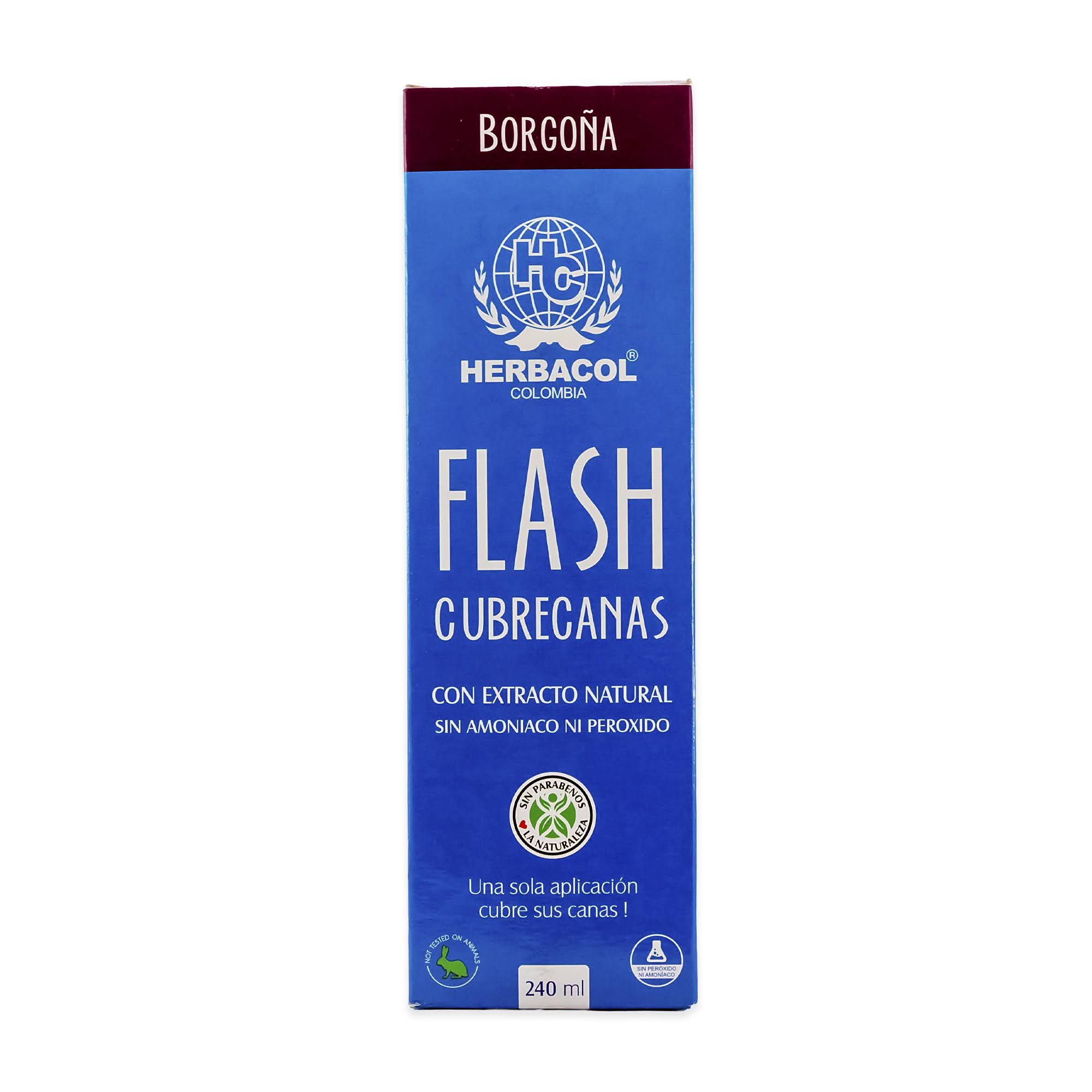 TONICO CAP. HERBACOL FLASH CUBRECANAS - BORGOÑA FCO X 240 ML