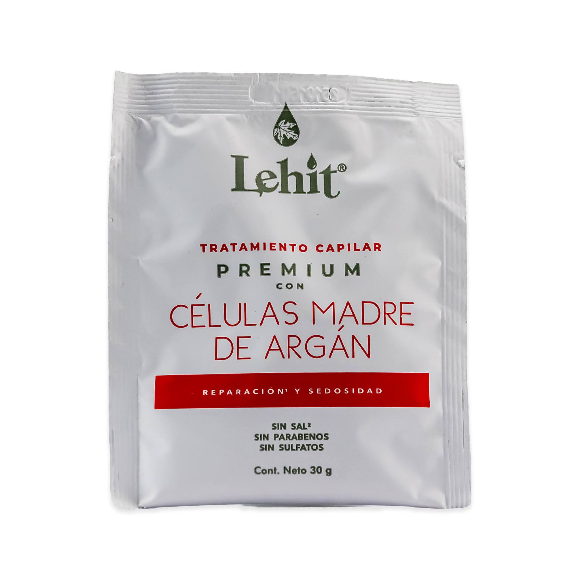 TRATAMIENTO CAPILLAR CON CELULAS MADRE DE ARGAN LEHIT SOBRE X 30 GRS