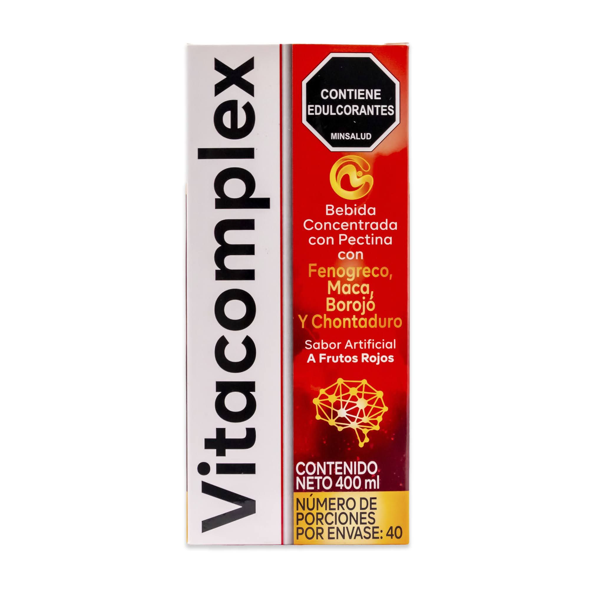 VITA COMPLEX CON FENOGREGO MACA BOROJO Y CHONTADURO FRASCO X 400 ML