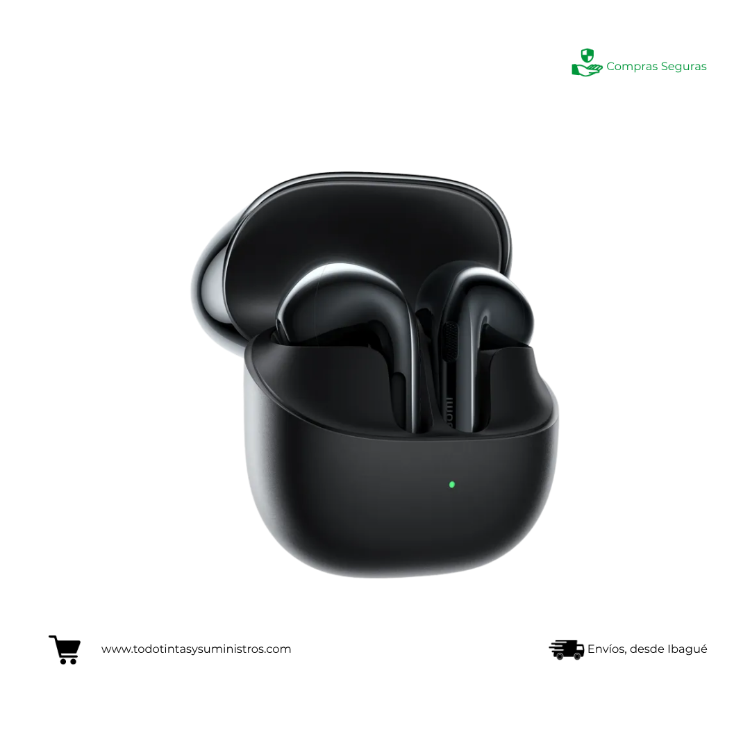 Audífonos Xiaomi Redmi Buds 6 Graphite Black Ergonómico
