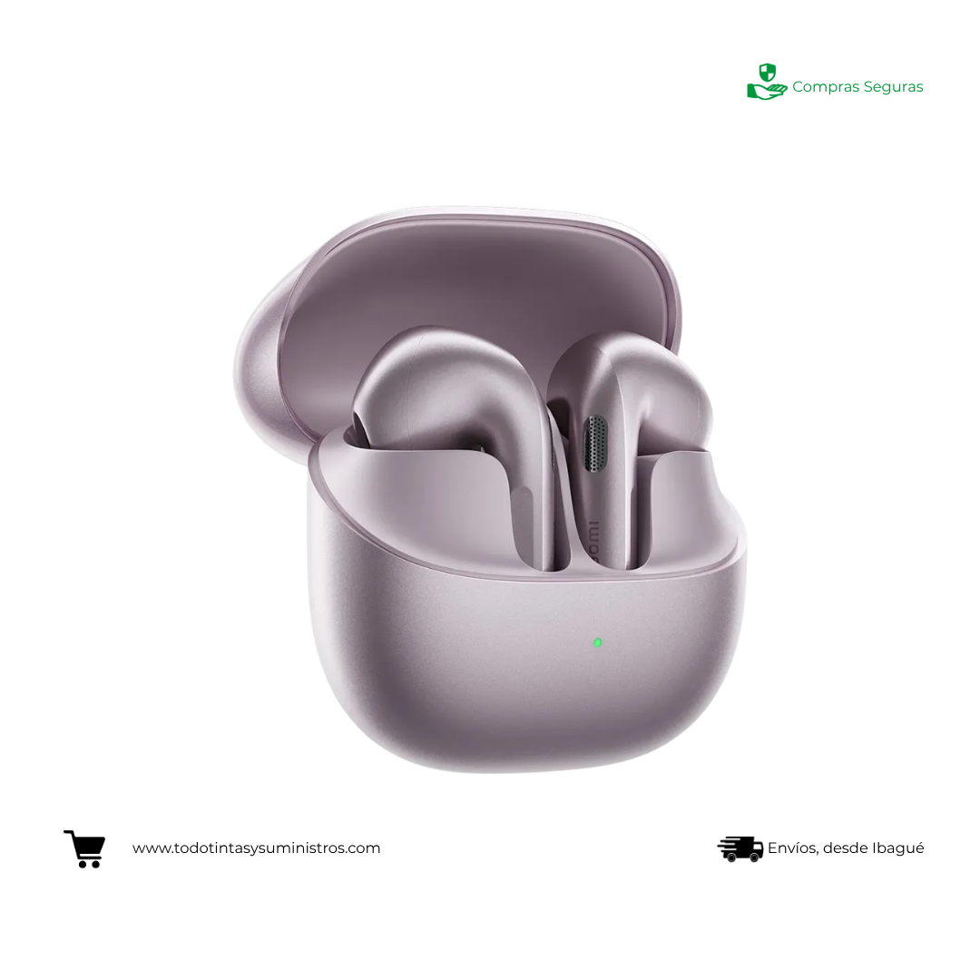 Audífonos Xiaomi Redmi Buds 6 Nebula Purple Ergonómico