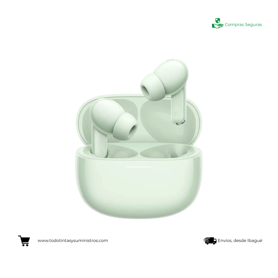 Audífonos Xiaomi Redmi Buds 8 Green con Cancelación de Ruido