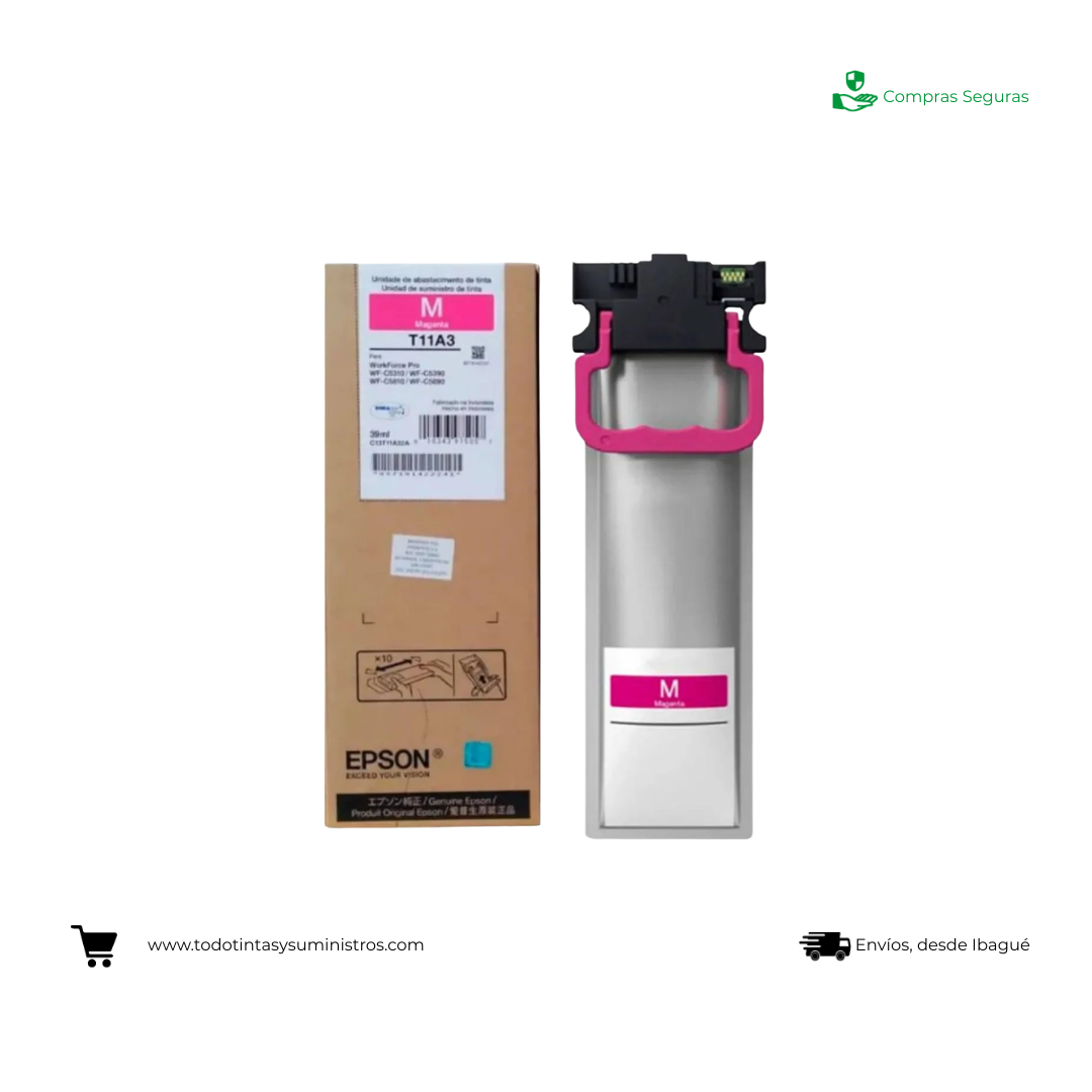 Botella de Tinta Epson T11A3 Magenta C53X0/58X0