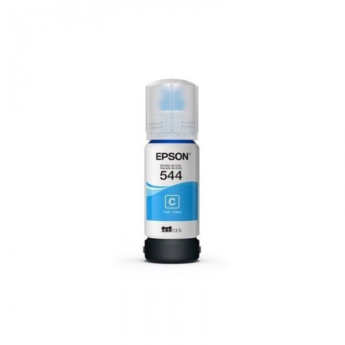 Botella De Tinta Epson T544 Cyan Original