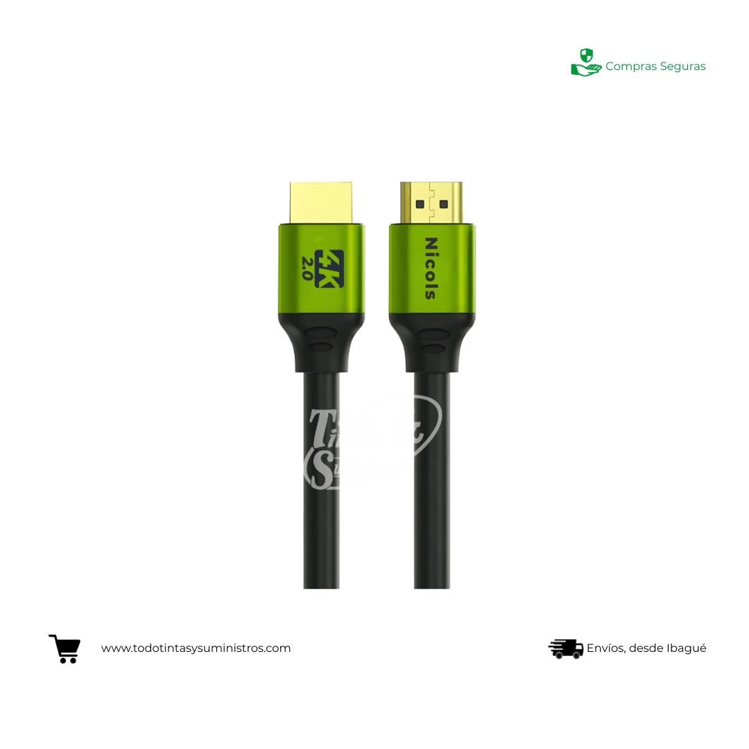 Cable HDTV 2.0 15 metros  4K nicols 2
