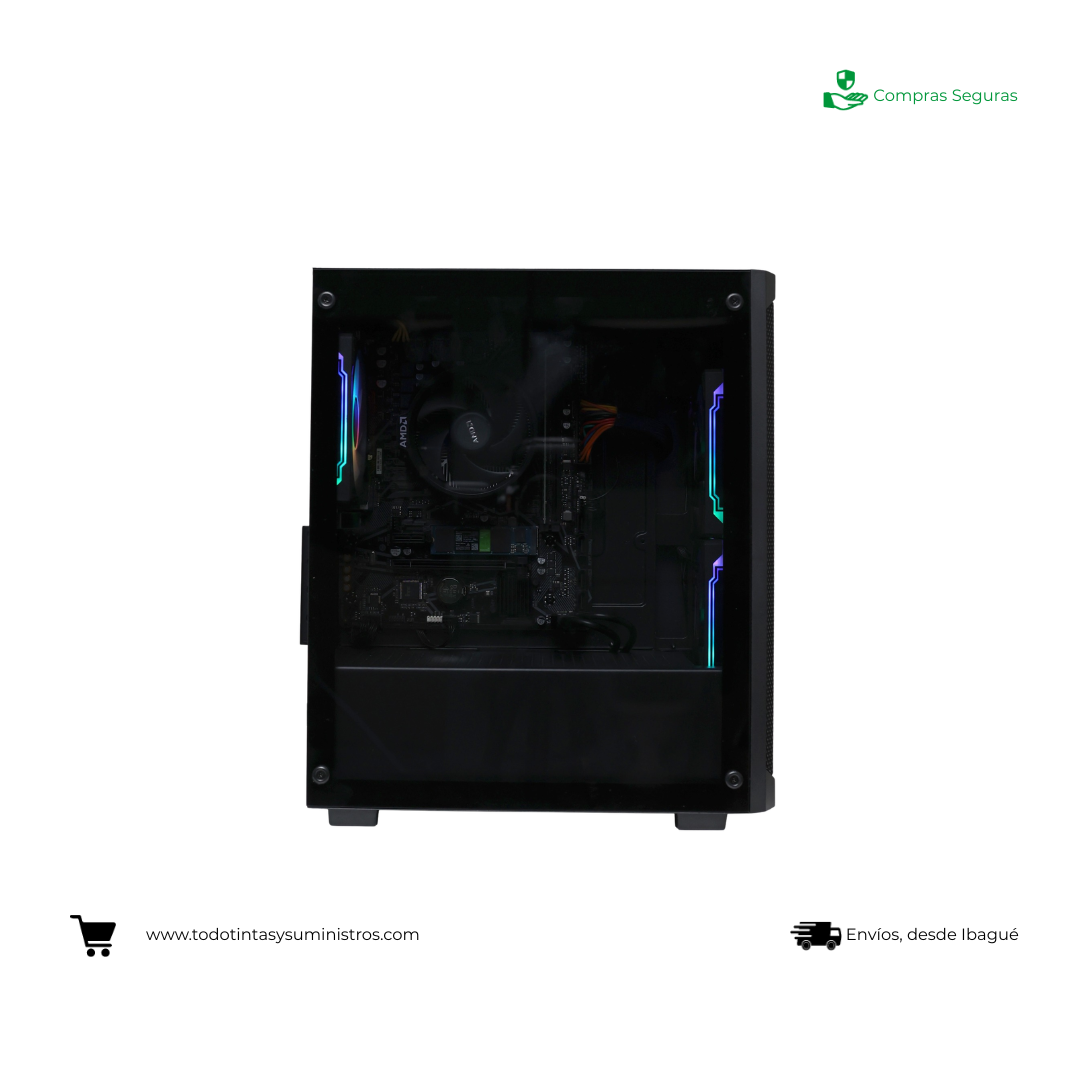 Equipo Compumax GMRS Ryzen 5 5600GT Ram 16GB Ssd 512GB Led 24" 2