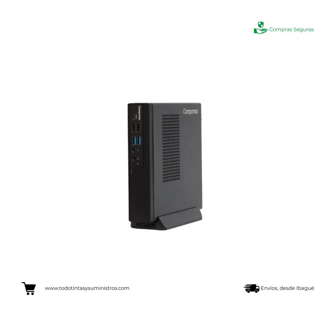 Equipo Compumax Ryzen 5 7430U Ram 8GB Ssd 512GB LED 24" LG Mini PC 3