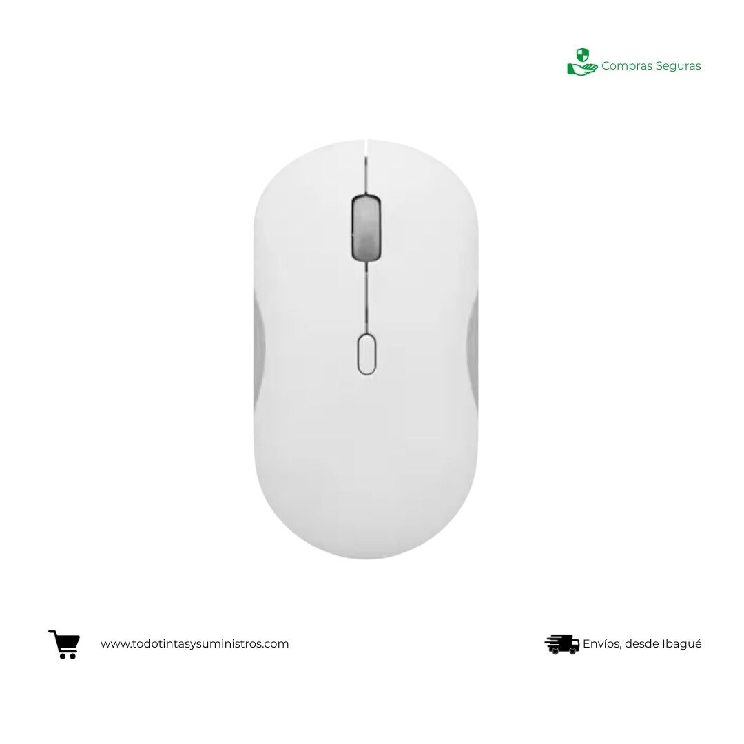 Mouse Lenovo 350 Bluetooth silencioso 350 Blanco