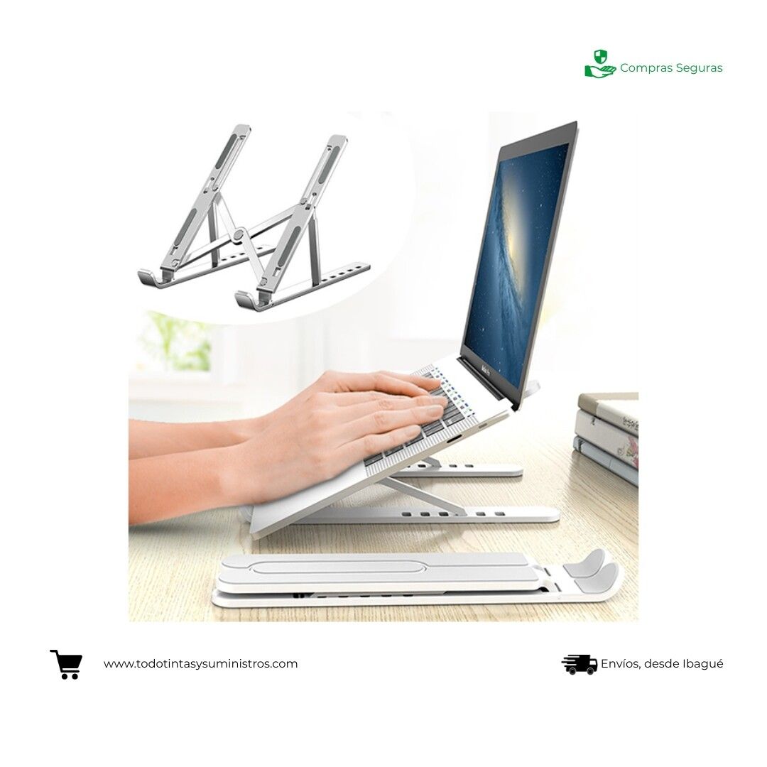 Soporte Plegable ajustable hasta 18" Plus