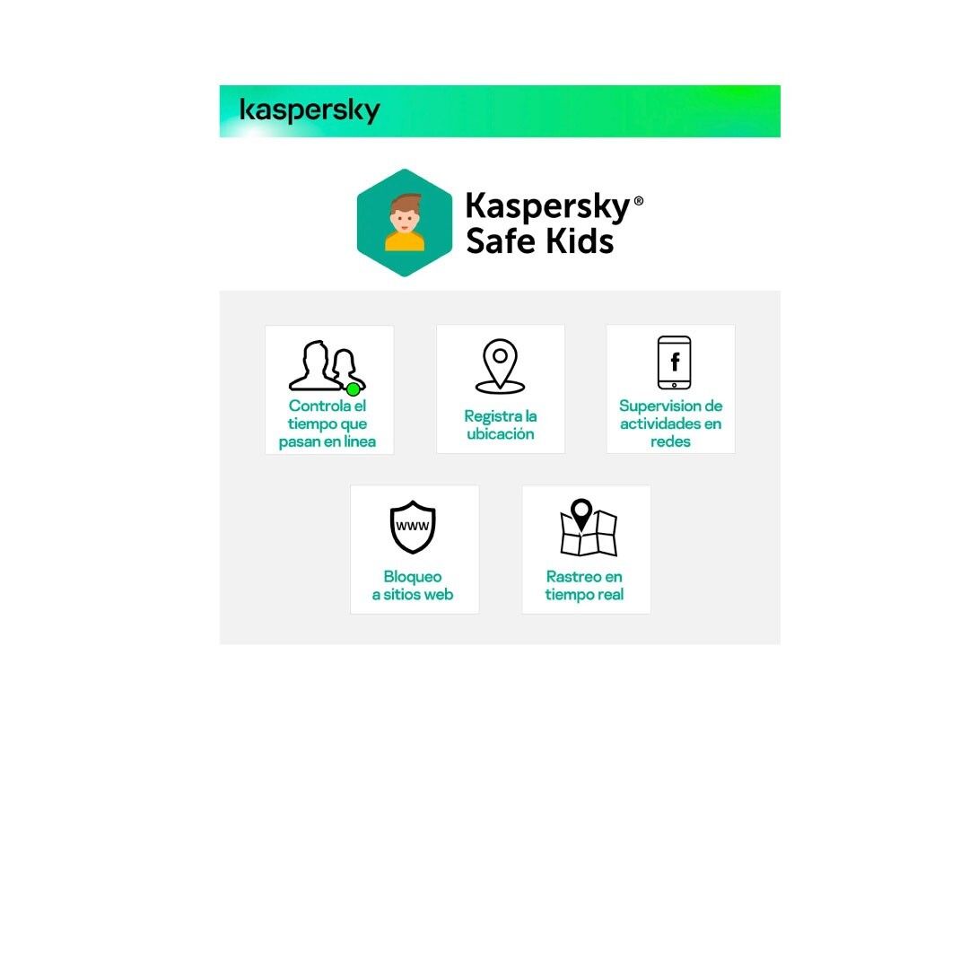 Safe Kids Kaspersky / 1 Usuario / 1 Año-Base 3