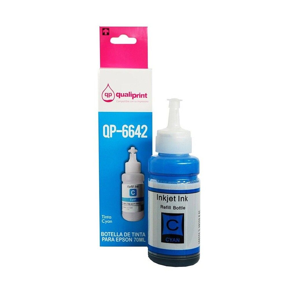 Botella De Tinta Premium QP-6642 Cyan Genérico