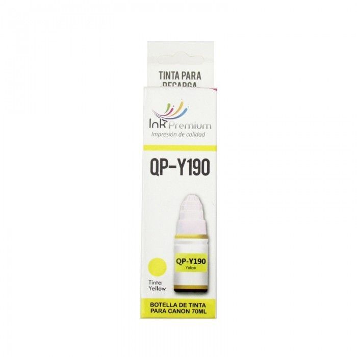 Botella De Tinta Premium QP-Y190 Amarillo Genérico
