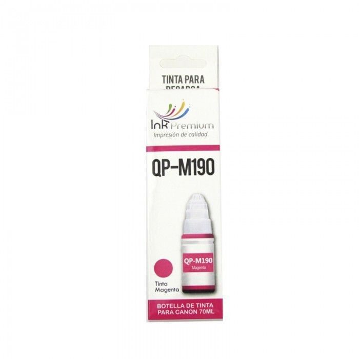 Botella De Tinta Premium QP-M190 Magenta Genérico
