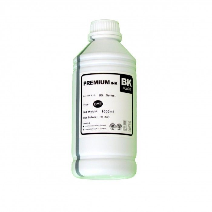 Botella De Tinta Premium Ink Negro Litro