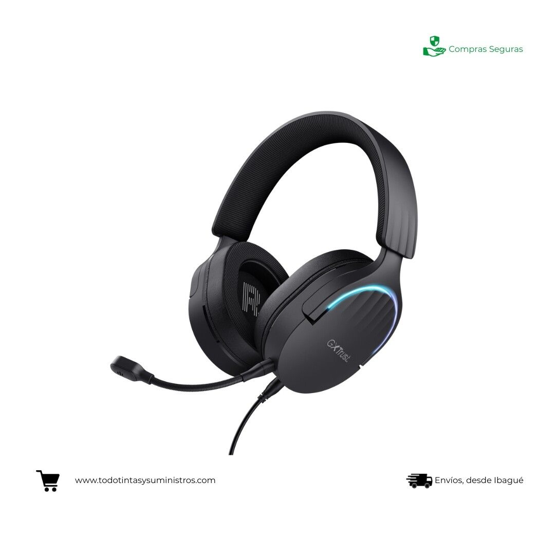Diadema Gaming Trust 490 Fayzo Cancelacion Negra