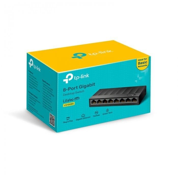 Switch TP Link LS1008G (8 Puertos) Gigabit 4