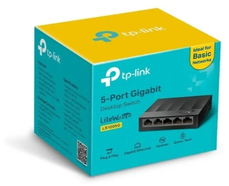 Switch TP Link LS1005G (5 Puertos) Gigabit 2