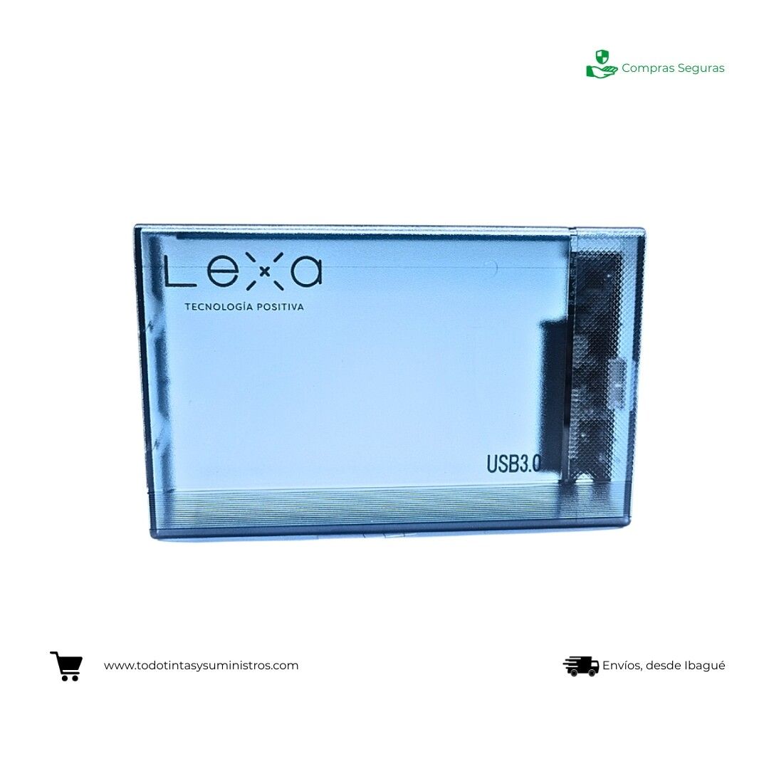 Caja de disco duro Lexa Ref 30082 Blue