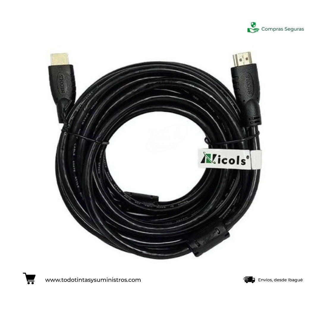 Cable HDMI 2 Mts Nicols cobre 8K