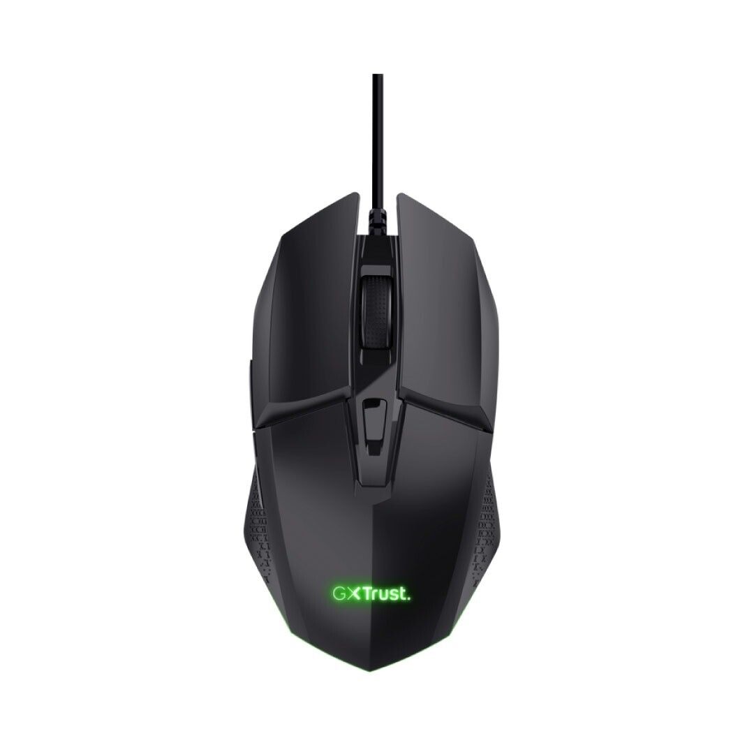 Mouse Gamer Trust GXT 109W FELOX Negro Alámbrico Iluminado con botones programables