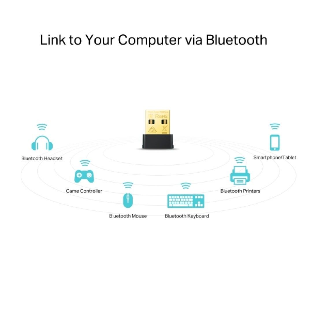 Adaptador TP Link Archer T2UB USB AC600 Nano Wi-Fi Bluetooth 4.2 2