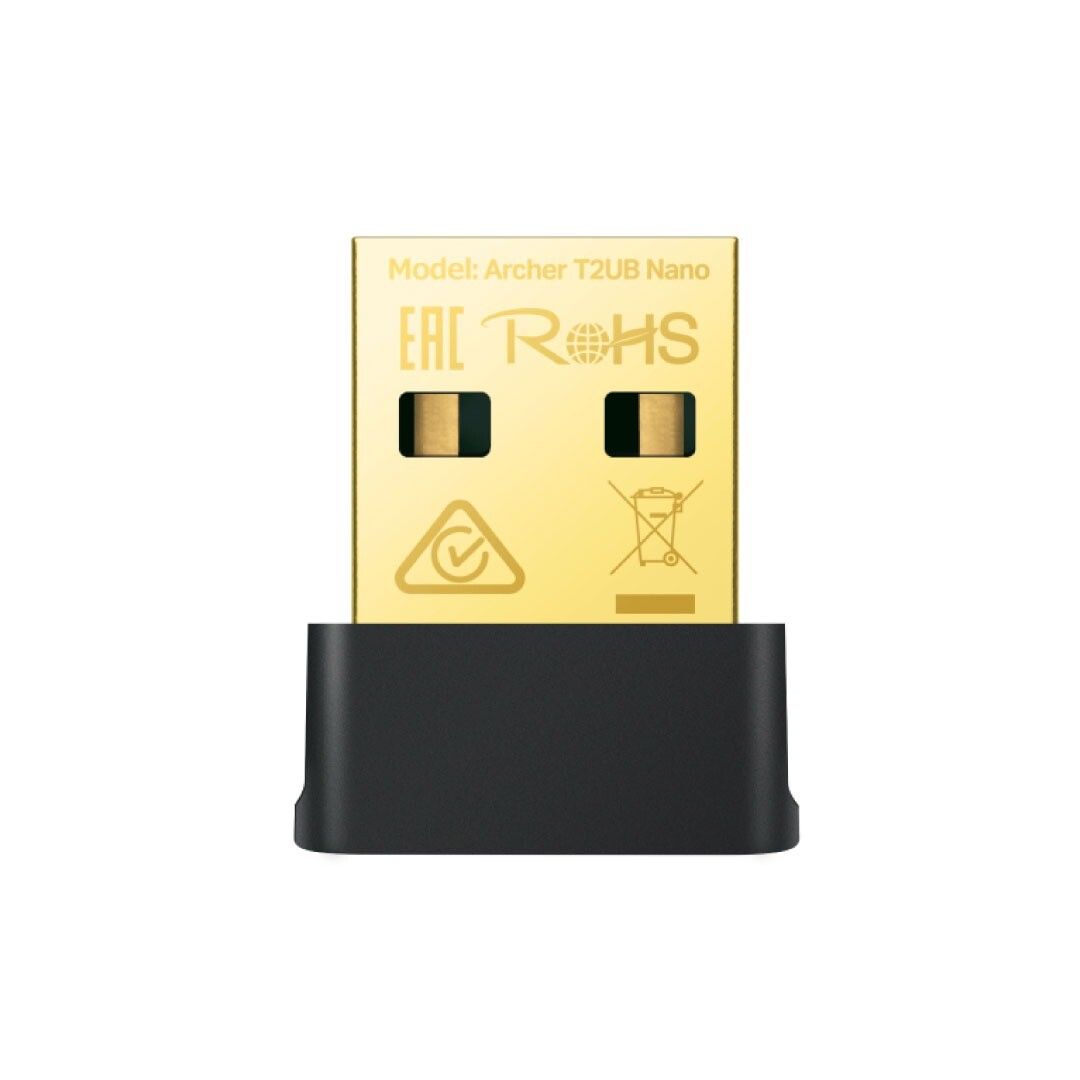Adaptador TP Link Archer T2UB USB AC600 Nano Wi-Fi Bluetooth 4.2 3